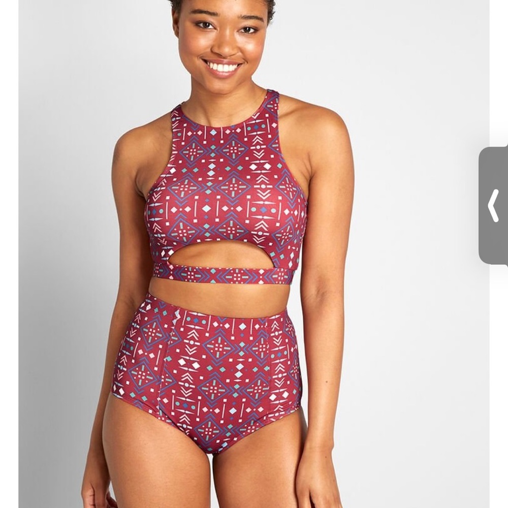 Kingdom & State High-Neck and Hugh-Waist Bikini